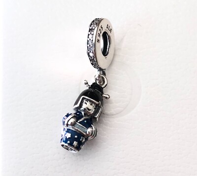 Pandora Japanese Doll in Blue Kimono Charm 798595C01 +FREE Pandora