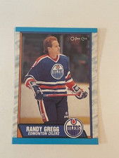 1989-90 O-Pee-Chee Set Break OPC #229 Randy Gregg - Edmonton Oilers NRMT