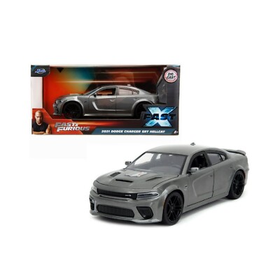 34472 By Jada. Fast & Furious X 2021 Dodge Charger SRT Hellcat 1:24 Diecast Car 