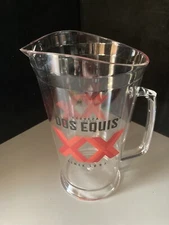 New Dos Equis XX 64oz beer Bar Plastic Pitcher Restaurant Kegerator Tap