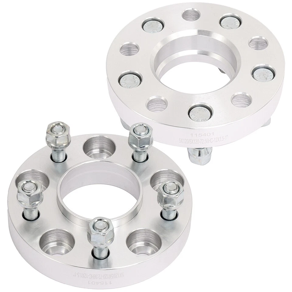 2pcs 25mm 5x120 Hubcentric Wheel Spacers For BMW 328i Base Sedan 4-Door 3.0L Foto 3 de 4