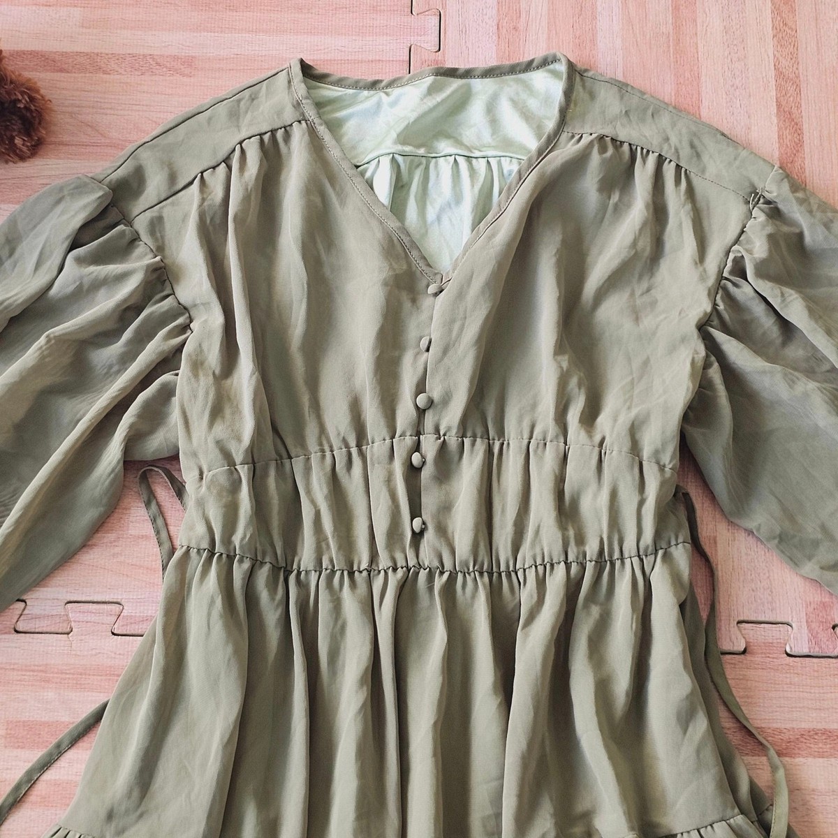 蛍光少女 GRL Women Maxi Dress Lolita Hime Gyaru shibuya109 Green | eBay