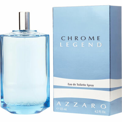  Chrome Legend by Azzaro for Men Eau de Toilette 4.2oz/125ml New Box Company pac