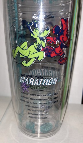 WALT DISNEY WORLD MARATHON WEEKEND TERVIS TUMBLER WATER BOTTLE 24 Oz. RUNDISNEY - Picture 7 of 8