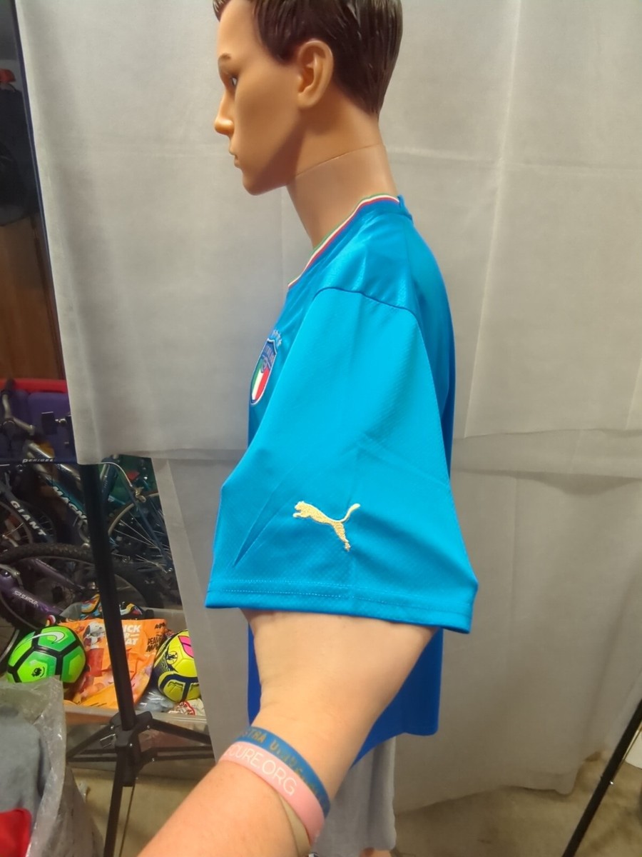 NWT Italy National Team Jersey Puma Blue XXL 2XL | eBay