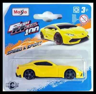 Maisto Fresh Metal Yellow 2022 Toyota GR Supra 2024