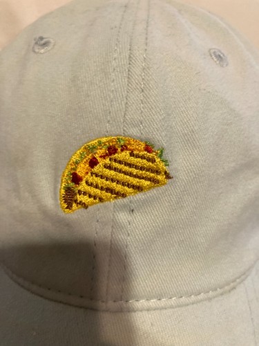 Classic Unisex Embroidered TACO Blue Baseball Cap Strapback nacho Burrito Bell - Picture 2 of 6
