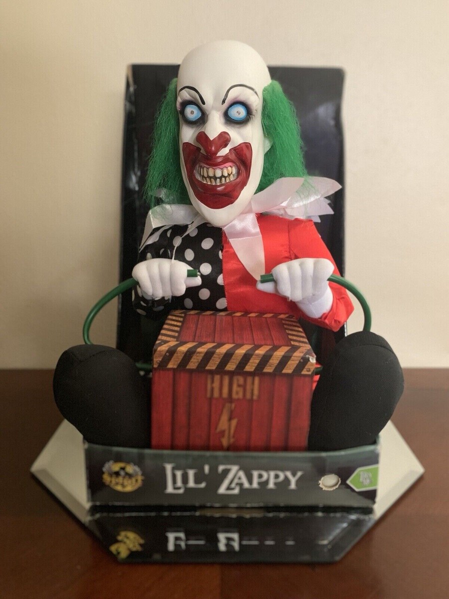 Rare Spirit Halloween Lil Zappy Clown Halloween Prop Animatronics
