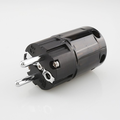 Par Conector de red P-004E EUR AC Schuko Conector C-004 IEC Conector de red HIFI - Imagen 13 de 16