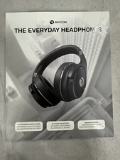 Raycon The Everyday RBH820 Black Wireless Bluetooth Over Ear Headphones