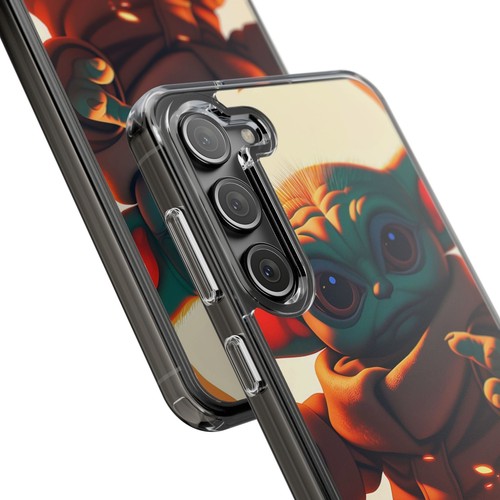 Cute Baby Yoda Clear Phone Case, Mandalorian Gift, Star Wars Case, Geeky Phone - Picture 101 of 124