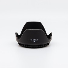 Altura Universal 58mm Petal Plastic Lens Hood Shade - Shallow Threads