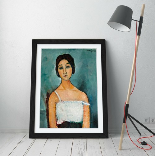AMEDEO MODIGLIANI, CHRISTINA -FRAMED WALL ART PICTURE POSTER PRINT - Picture 4 of 10