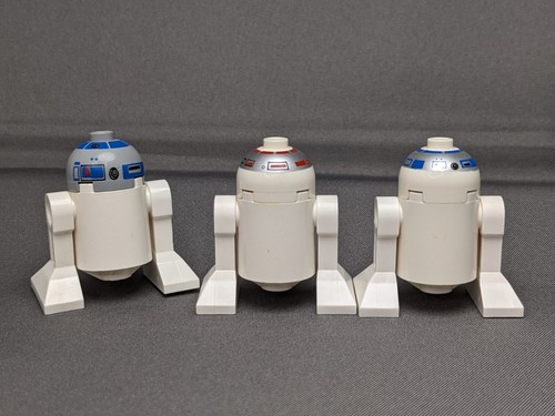 Lego Star Wars Minifigure Astromech Droid - R2-D2 - R5-D4 - LBG R2-D2 3 pack lot - Picture 5 of 5