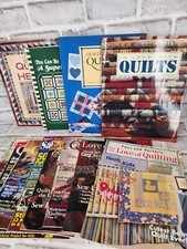 12 Piece Lot- Vintage Quilting Books/Magazines - Fons  Porter's - Better Homes