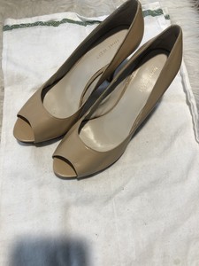 Nine West Cuero Peep Toe Zapatos De Tacón Plataforma Zapatos De Salón Beige  Claro Talla 8M usado en excelente estado Workwear | eBay