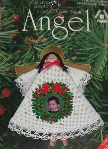 ANGEL CLOTHES PIN ORNAMENTS Counted Cross Stitch Kits ~ DESIGNS FOR THE NEEDLE - Picture 7 of 24