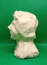 "Cheesy Poet" - Original Clay Sculpture. Hand made and glazed.