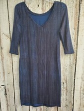 Philosophy Republic Clothing Women's Small V-Neck 3/4 Sleeve Shift Dress NEW