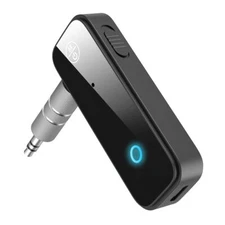 Bluetooth Aux Adapter for Car Bluetooth Receiver for Car 2 in 1 Wireless Blue...