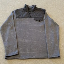 Men’s GOAT USA Size Small Gray Pullover Light Weight Jacket