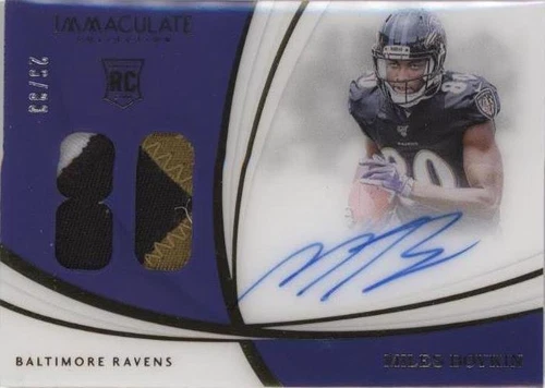 2019 Panini Immaculate Collection Miles Boykin #NRPA-MB