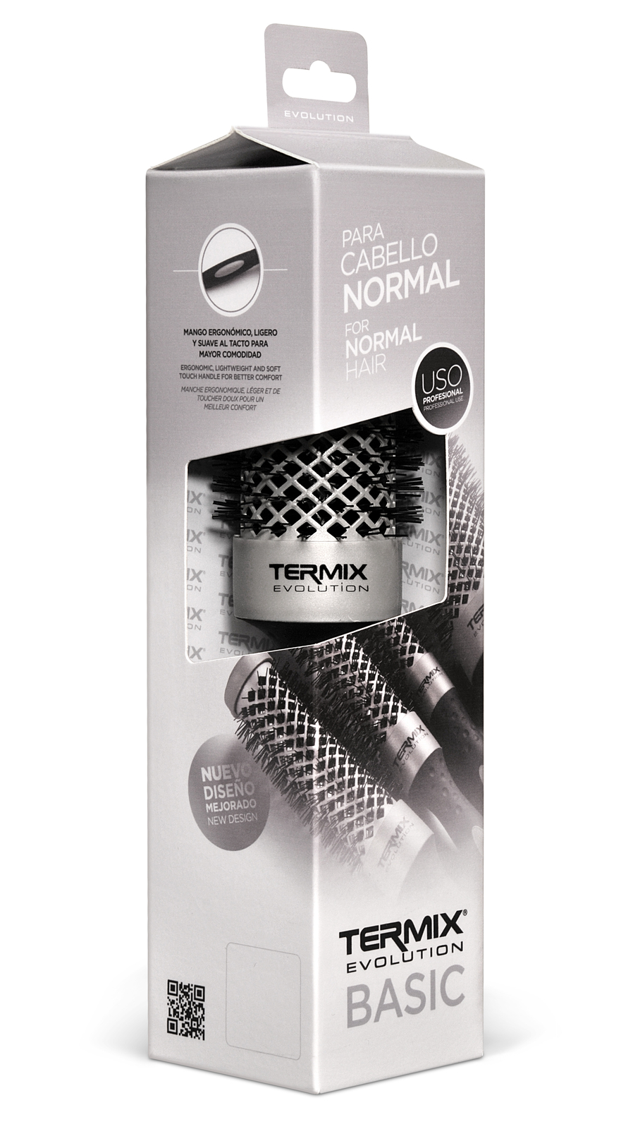 Termix Evolution 28mm Soft Hair Brush Professional Salon Styling For Fine Hair