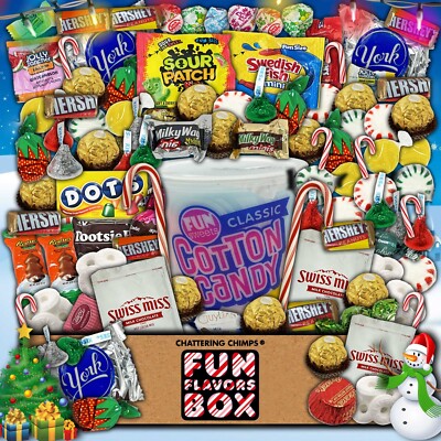 Christmas Gift Box Favorite 100 Count Variety Pack Chocolate Candy Care Package