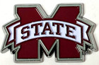 Mississippi State Bulldogs Solid Metal 3D Auto Chrome Emblem