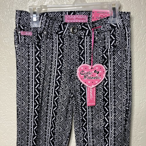 Cutie Patootie Aztec Stretch Pants Girls Size 14 Bling Adjustable Waist NWT - Picture 2 of 17