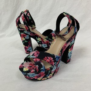 justfab floral heels