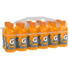 Gatorade Fierce Thirst Quencher Sports Drink, Orange, 12 oz Bottles, 12 Count