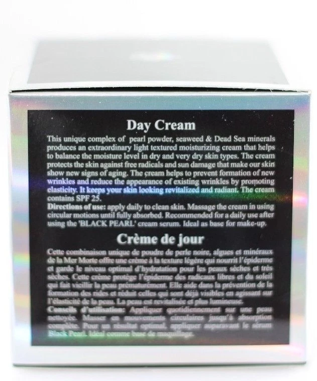 Dead Sea Of Spa Black Pearl Moisturizing Age Control Day Cream SPF 25 - 50 ml - Image 3 of 3