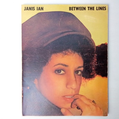 JANIS IAN Between The Lines vintage 1975 song book music folk