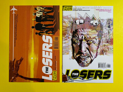 THE LOSERS 1-9 STRAIGHT RUN (DC VERTIGO X 2003) JOCK COVER & ART