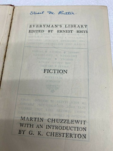 The Life and Adventures of Martin Chuzzlewit By Charles Dickens 1916 E.F. Dutton - Picture 5 of 5