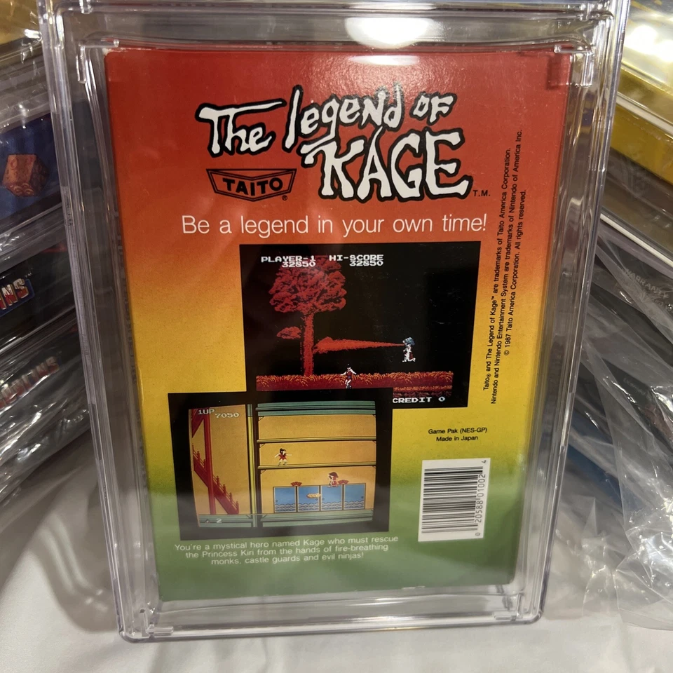 The Legend of Kage Nintendo NES CIB Graded 9.0 CGC WATA VGA - Image 4 of 4