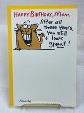Vintage Carlton Happy Birthday, Mom...After A...