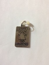 ALLISONPersonalized Name New Silver Tone Ganz Keychain Keyring Girl