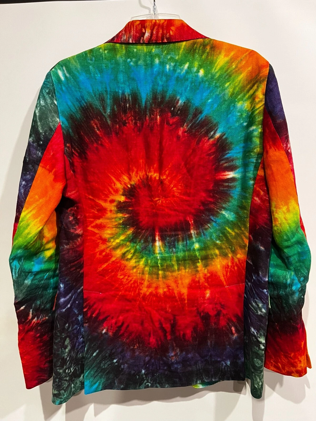 R13 Linen Tie-Dye Print Blazer image 2
