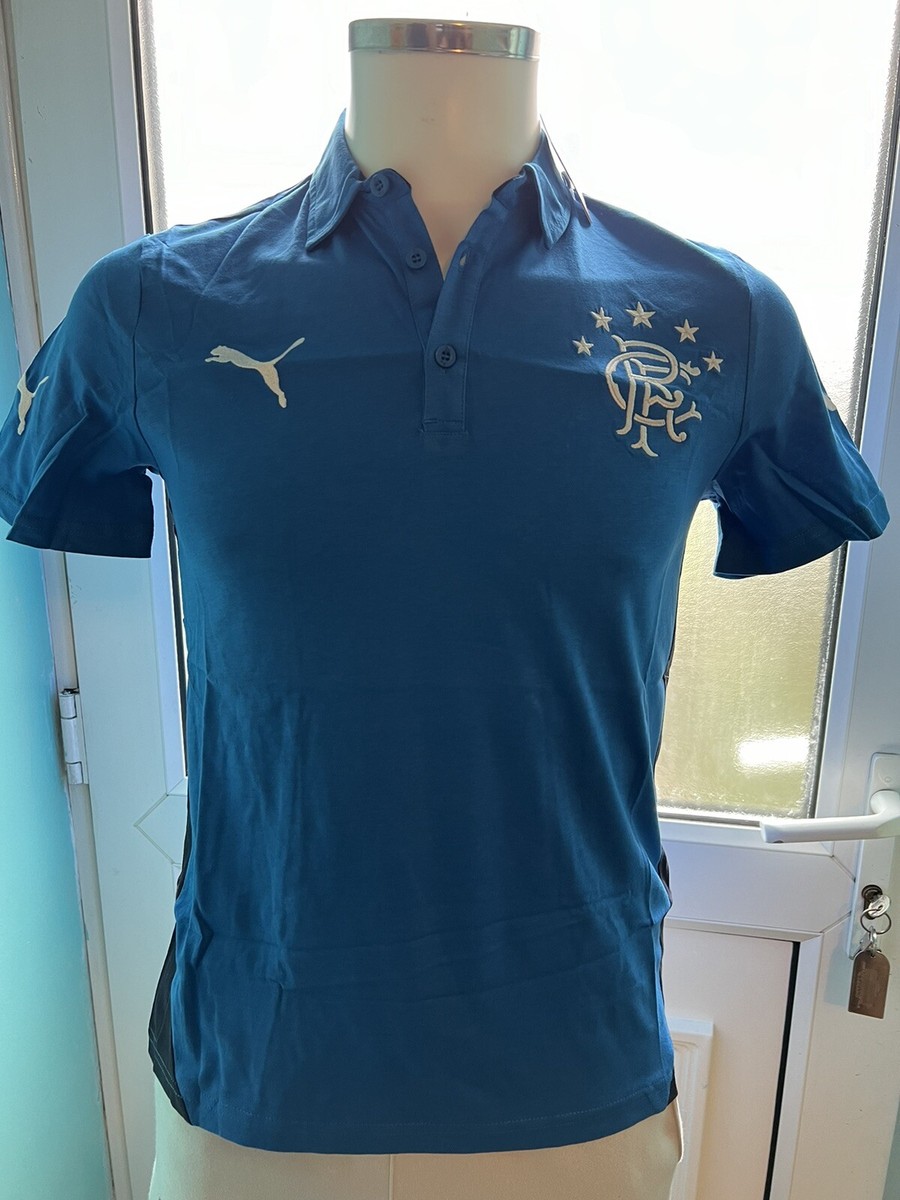 Glasgow Rangers polo shirt size YXL UK 32/34 Inches Chest 13/14