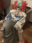 Spirit Halloween Rocking Elephant Clown No Box Retired Animated Halloween Prop — photo 2