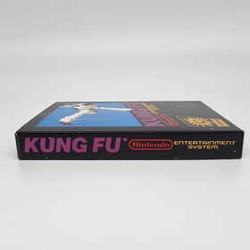 Kung Fu Nintendo NES Black Box 5 Schrauben Hangtab Early Print - Near Mint - USA