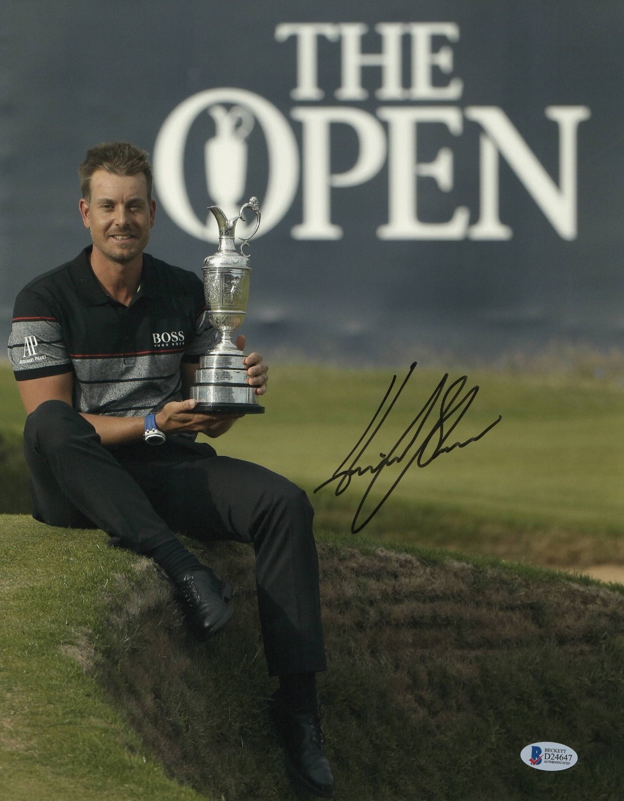 Henrik Stenson Autographed Signed 11X14 Photo Beckett Beckett COA Masters Pga 6 