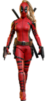 Marvel Deadpool & Wolverine Ladypool 1/6 Action Figure Hot Toys Sideshow MMS747