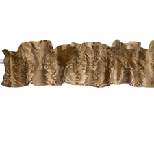 lovemyfabric Velvet Embossed Victorian Damask Curtain Sleeve Topper