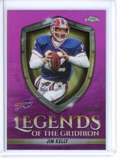 Jim Kelly Legends of the Gridiron Purple /250 2025 Topps Chrome #LOG-4
