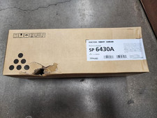 Genuine Ricoh SP 6430A Black Toner Cartridge 407507 Savin Lanier Box Damage