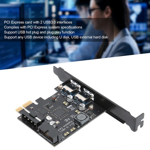 Stw3002 Pci Express Card Pcie To Usb3.0 20Pin Expansion Board For Desktop AM - Afbeelding 3 van 18