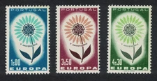 Portugal Europa CEPT 3v 1964 MNH SG#1249-1251